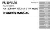 Fujifilm GF120mmF4 R LM OIS WR Macro Instrukcja obsługi