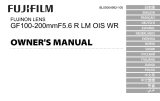 Fujifilm GF100-200mmF5.6 R LM OIS WR Instrukcja obsługi