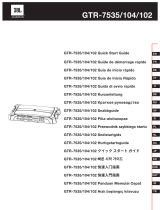 JBL GRAND TOURING GTR 102 Skrócona instrukcja obsługi