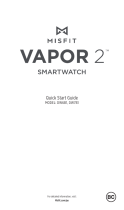 Misfit Vapor 2 - DW7B1 Instrukcja obsługi