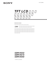 Sony SDM-HS53 Instrukcja obsługi