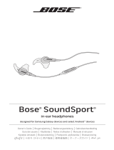 Bose soundsport ie headphones ii samsung Instrukcja obsługi