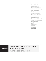 Bose SoundTouch 30 wireless speaker Instrukcja obsługi