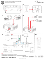 Optoma UHD35 4K UHD Gaming and Home Entertainment Projector Instrukcja obsługi